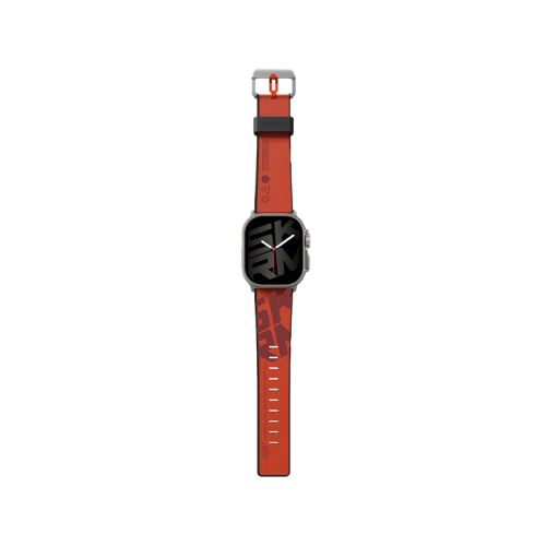 SkinArma Spunk Watch Strap For Apple Watch 49/45/44mm - Orange Red