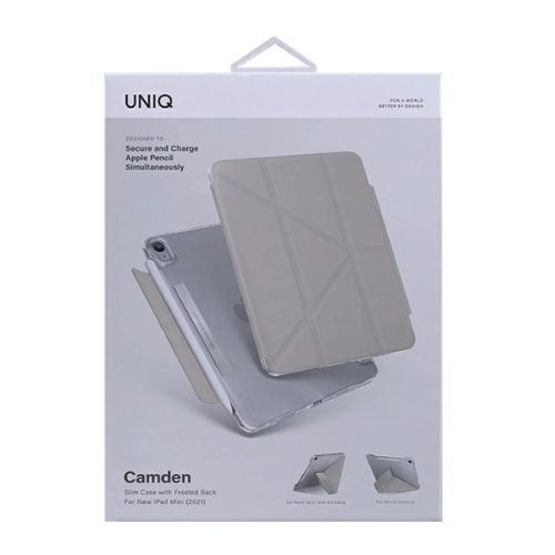 Uniq Camden Case for iPad Mini 6 (2021) - Fossil Grey