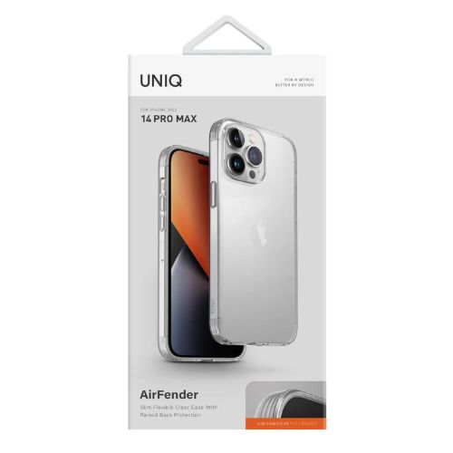 UNIQ HYBRID IPHONE 15 PRO AIR FENDER ID CASE - CLEAR