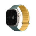 Uniq Revix Evo Reversible Strap For Apple Watch 46/49/45/44/42mm - Viridian Green / Burnt Yellow