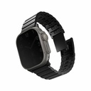 Uniq Strova Stainless Steel Band for Apple Watch 49/46/45/44mm - Midnight Black