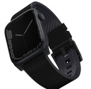 Uniq Straden Leather Strap for Apple Watch 42/44/45/46/49 - Midnight Black