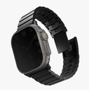 UNIQ APPLE WATCH 49|44|42MM STROVA MAG STEEL LINK BAND, BLACK